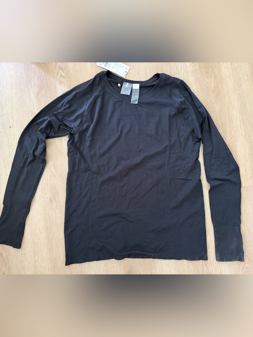 CALIA by Carrie Underwood Black Long Sleeve Focus Shirt size Large